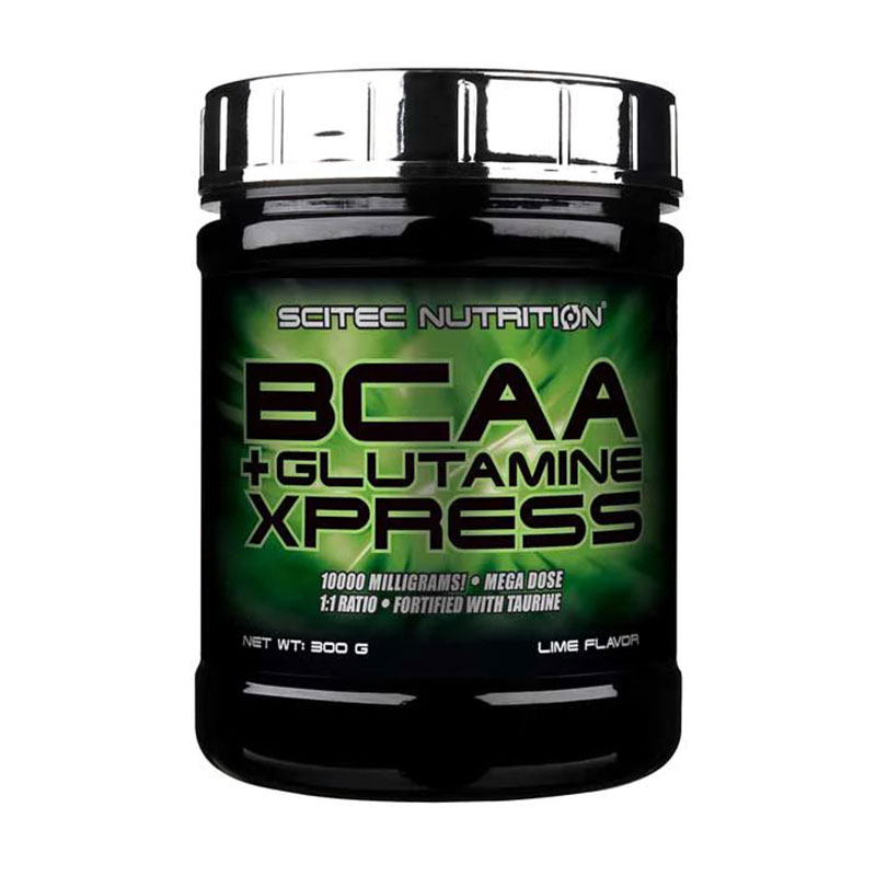

Амінокислоти Scitec Nutrition BCAA + Glutamine Xpress Лайм, в порошку, 300 г