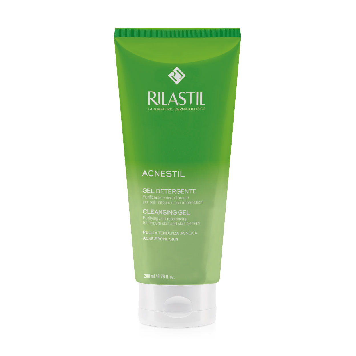 

Уцінка! Делікатний очищувальний гель для обличчя Rilastil Acnestil Gel для шкіри схильної до акне, 200 мл