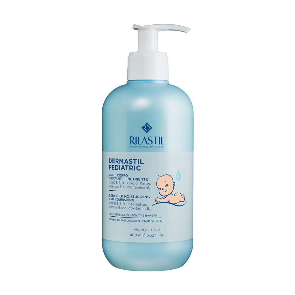 

Дитяче зволожувальне молочко для тіла Rilastil Dermastil Pediatric Body Milk, 400 мл