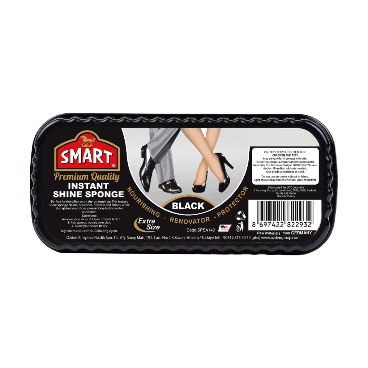 

Уцінка! Губка для взуття Smart Extra Size Чорна