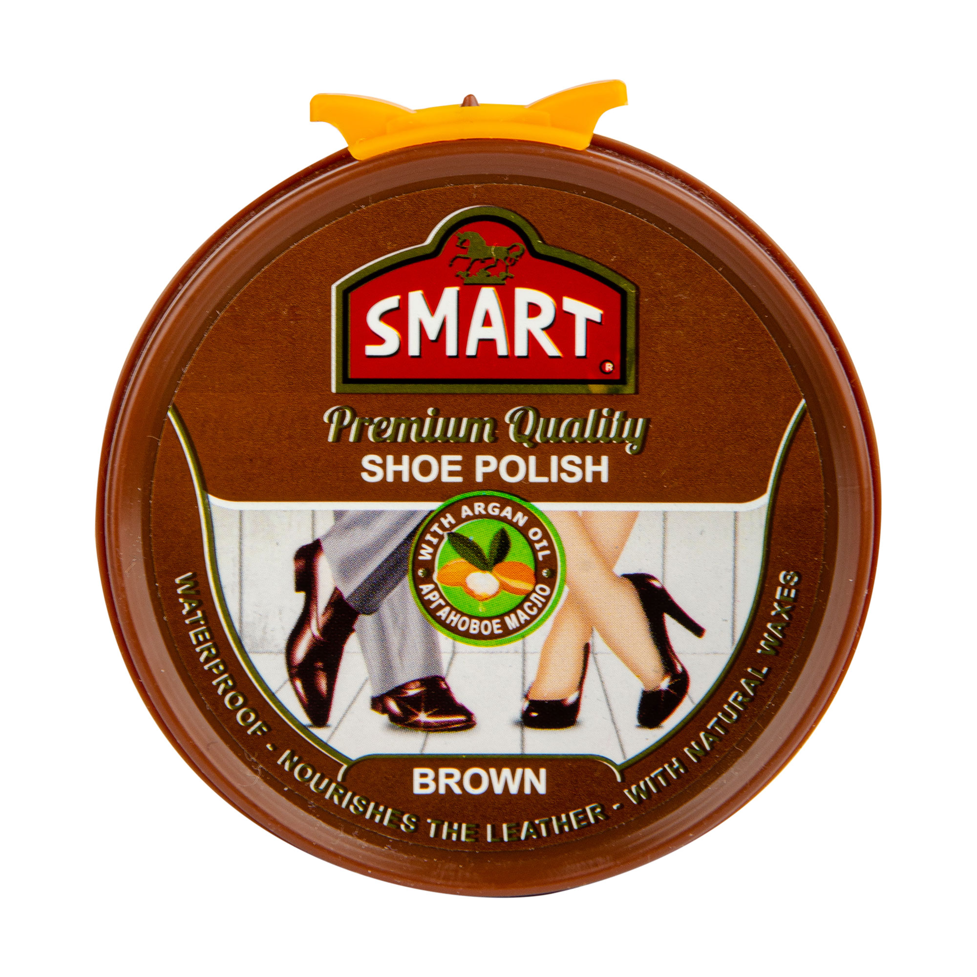 

Крем для взуття Smart Shoe Polish Anti-Static Коричневий, 50 мл