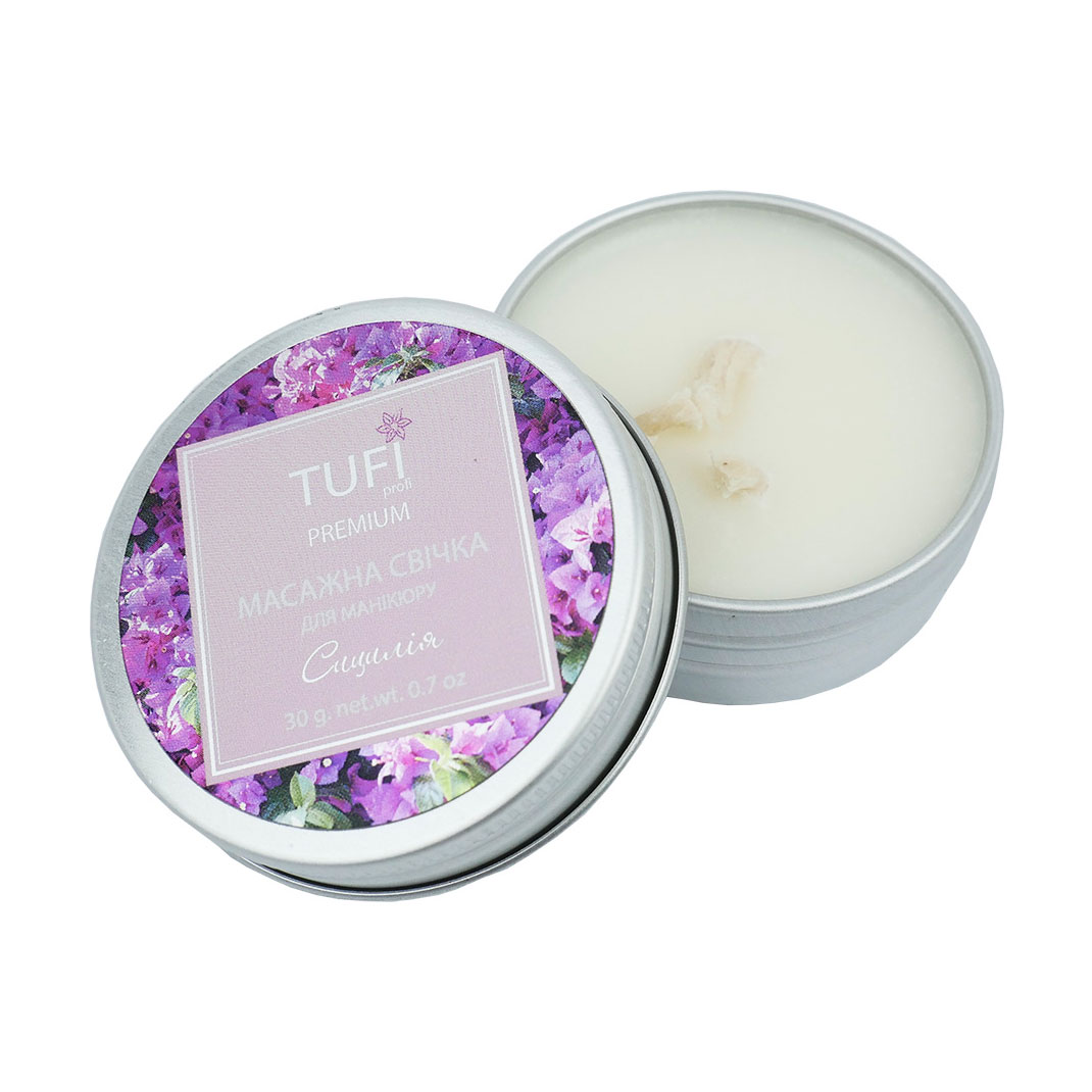 

Масажна спа свічка для рук Tufi profi Premium Сицилія, 30 г
