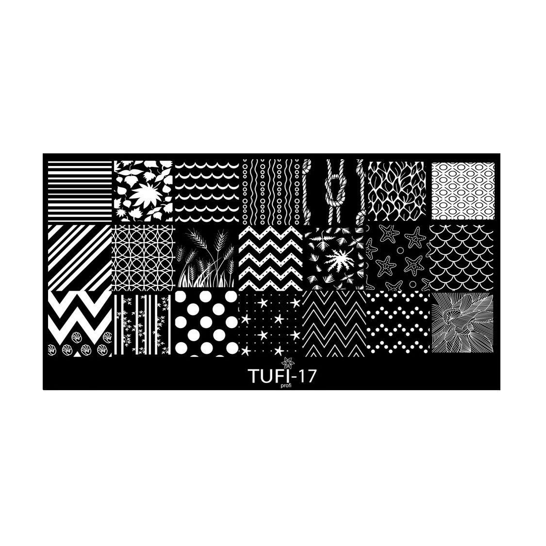 

Пластина для стемпінгу Tufi Profi Premium 17 (0123674)