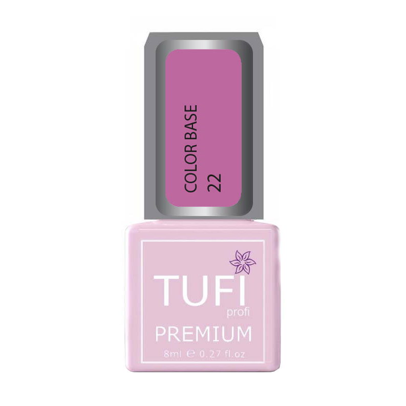 

База для гель-лаку Tufi profi Premium Color Base 022 Рожевий кварц, 8 мл