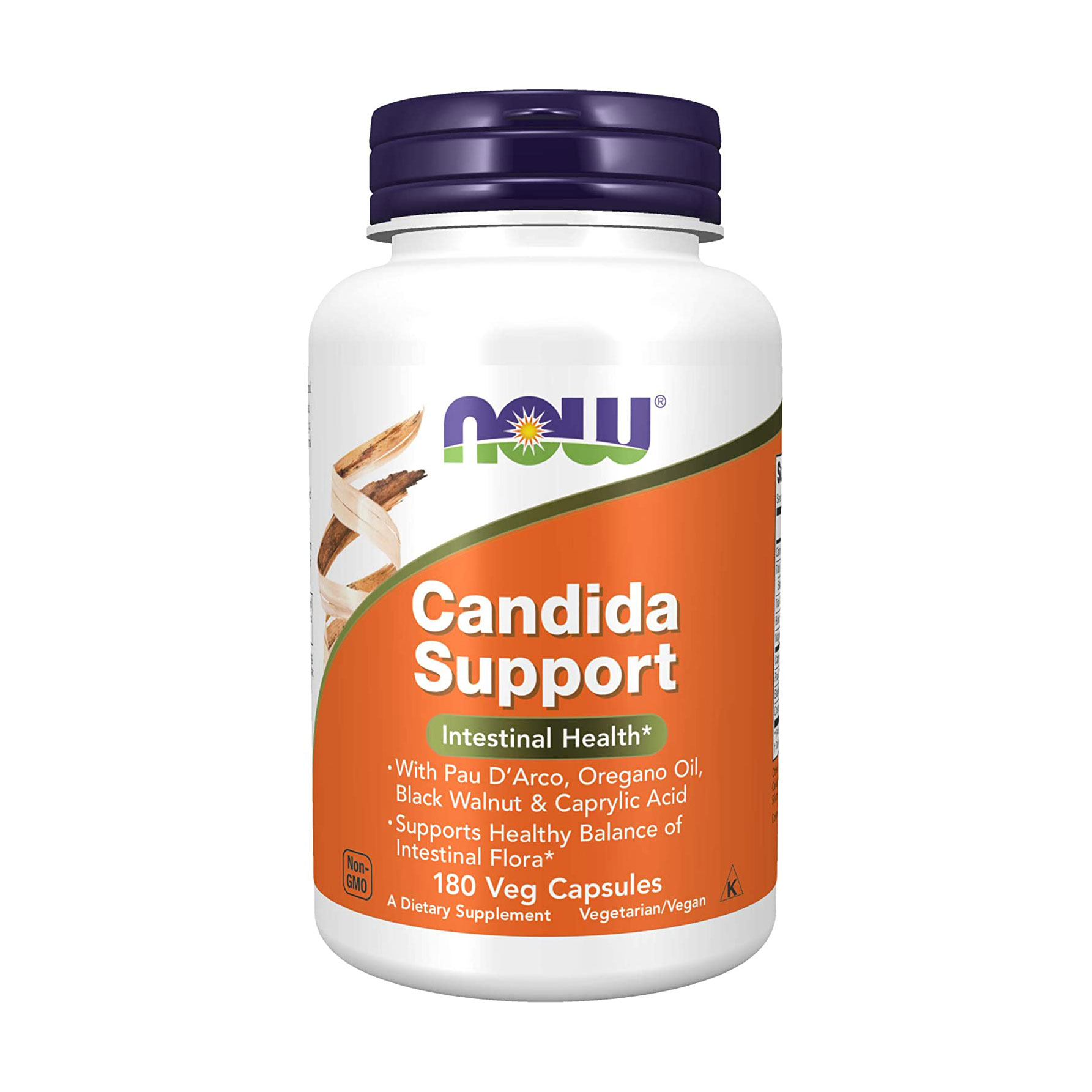 

Протикандидний комплекс NOW foods Candida Support, 180 веганських капсул
