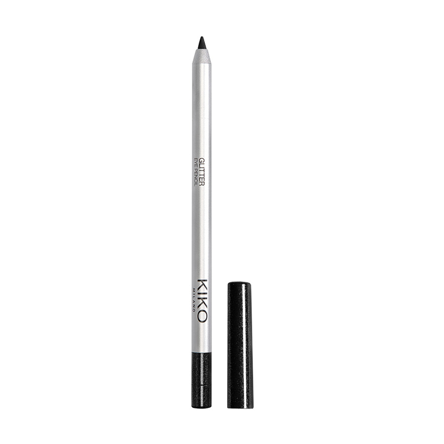 

Уцінка! Олівець для очей з блискітками Kiko Milano Glitter Eyepencil Black, 0.5 г