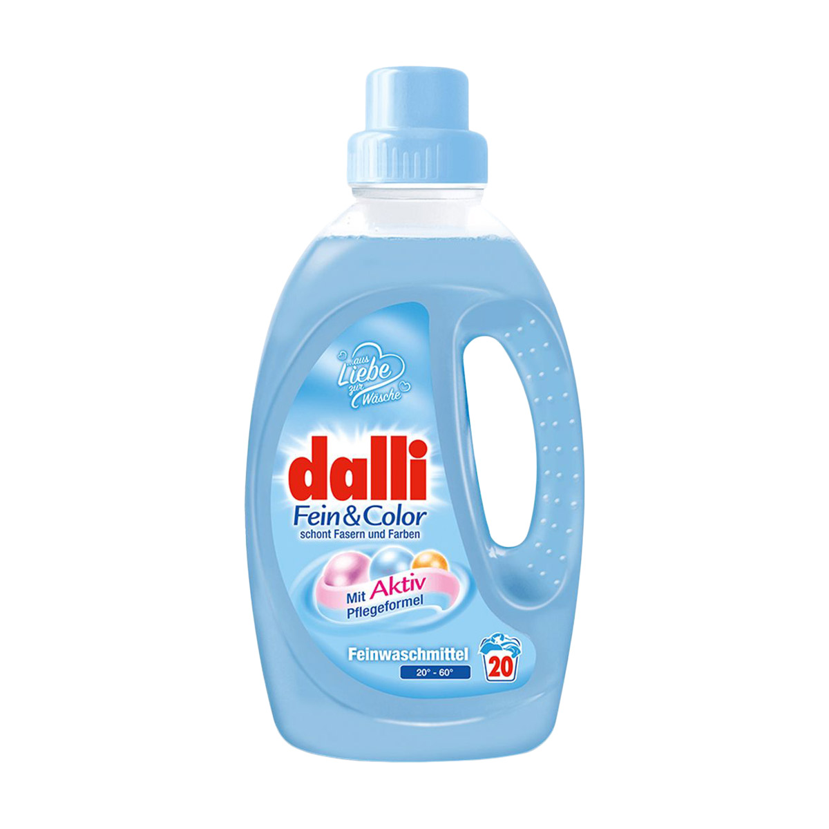 

Гель для прання Dalli Fein & Color, 20 циклів прання, 1.1 л