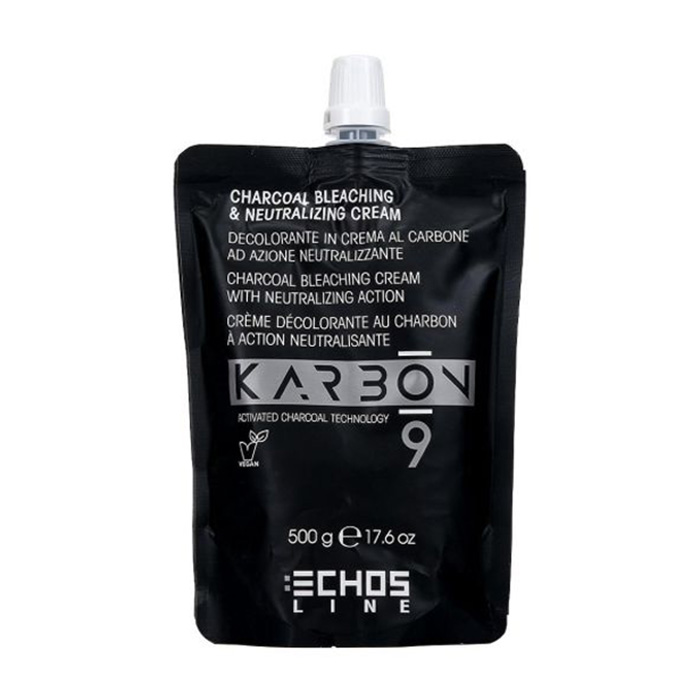

Уцінка! Освітлювальний крем для волосся Echosline Charcoal Bleaching & Neutralizing Cream з вугіллям, 500 г