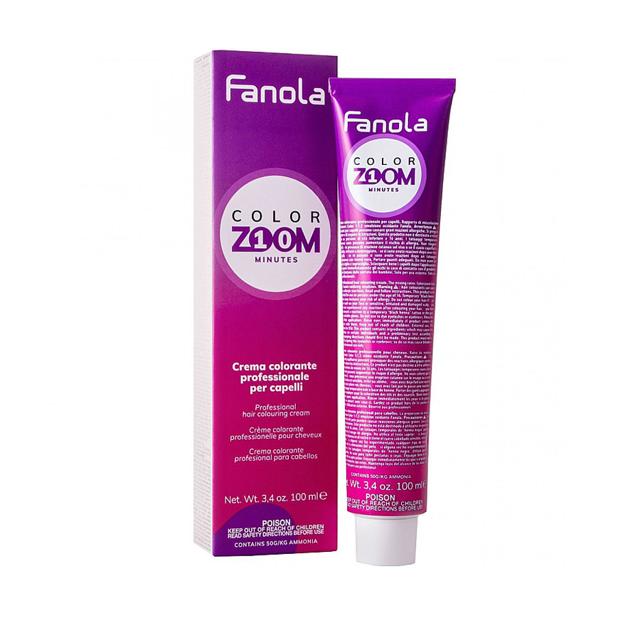 Перманентна крем-фарба для волосся Fanola Color Zoom 6.3 Dark Golden Blonde, 100 мл