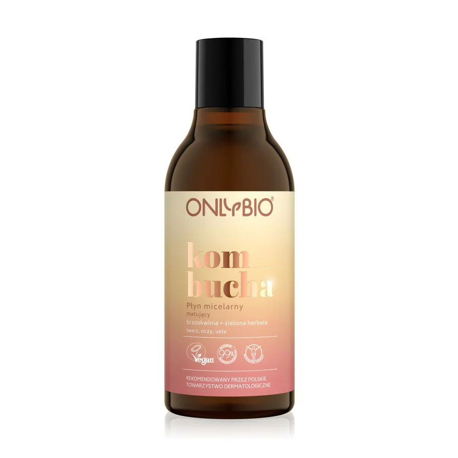 

Матувальна міцелярна вода для обличчя OnlyBio Kombucha, 300 мл