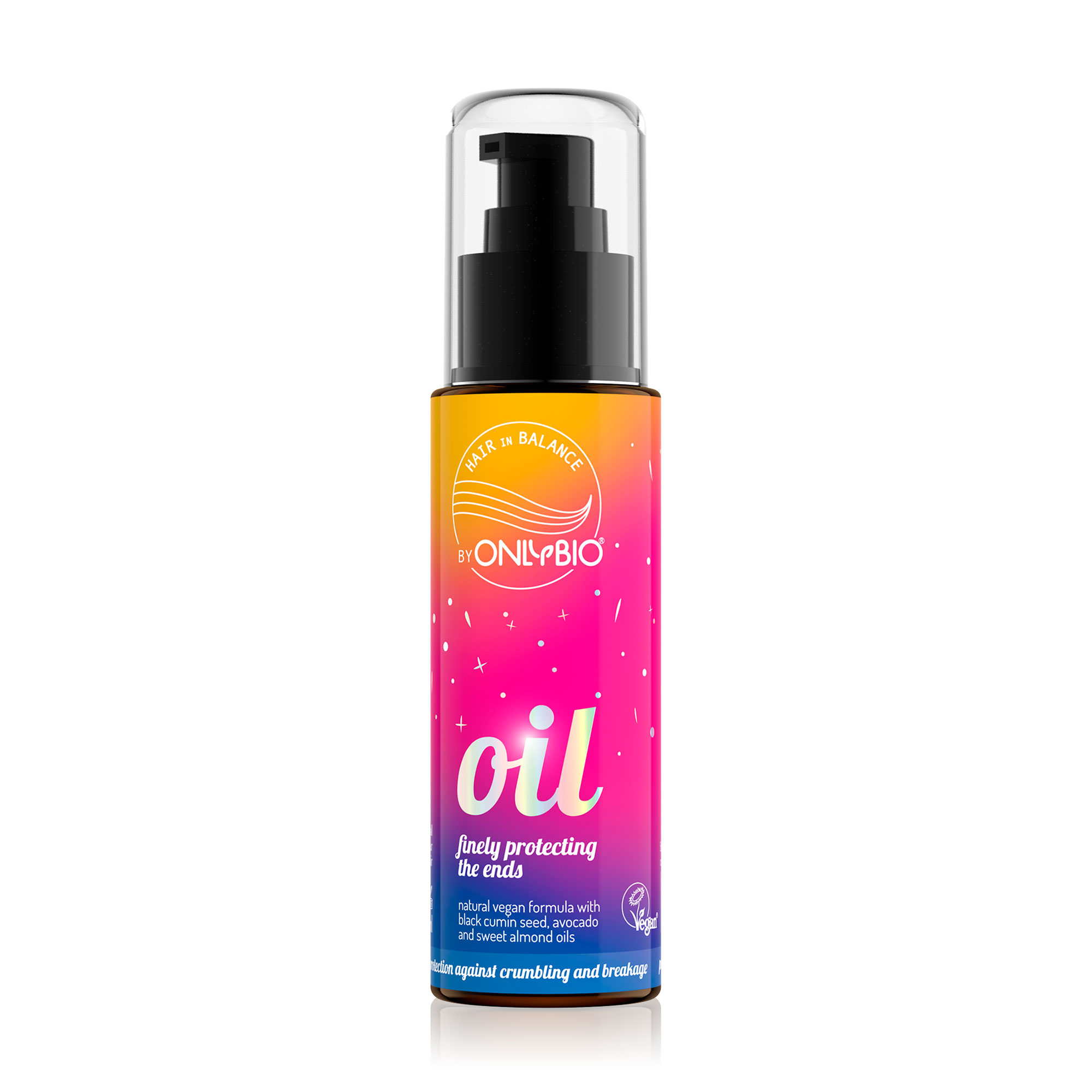 

Олія OnlyBio Hair in Balance для захисту кінчиків волосся, 80 мл