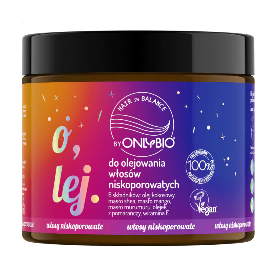 

Олія OnlyBio Hair in Balance для волосся з низькою пористістю, 150 мл