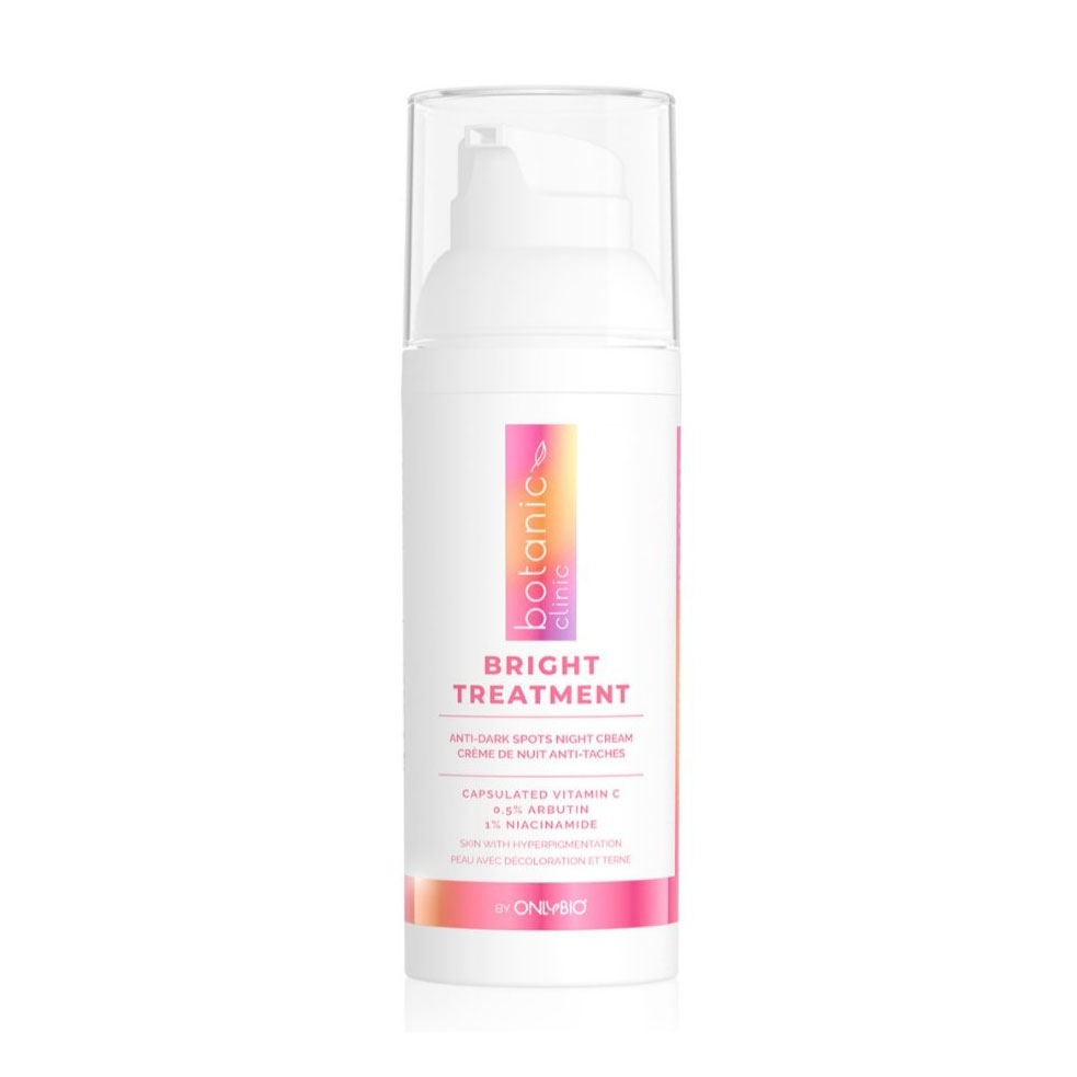 

Нічний крем для обличчя OnlyBio Botanic Clinic Bright Treatment, 50 мл