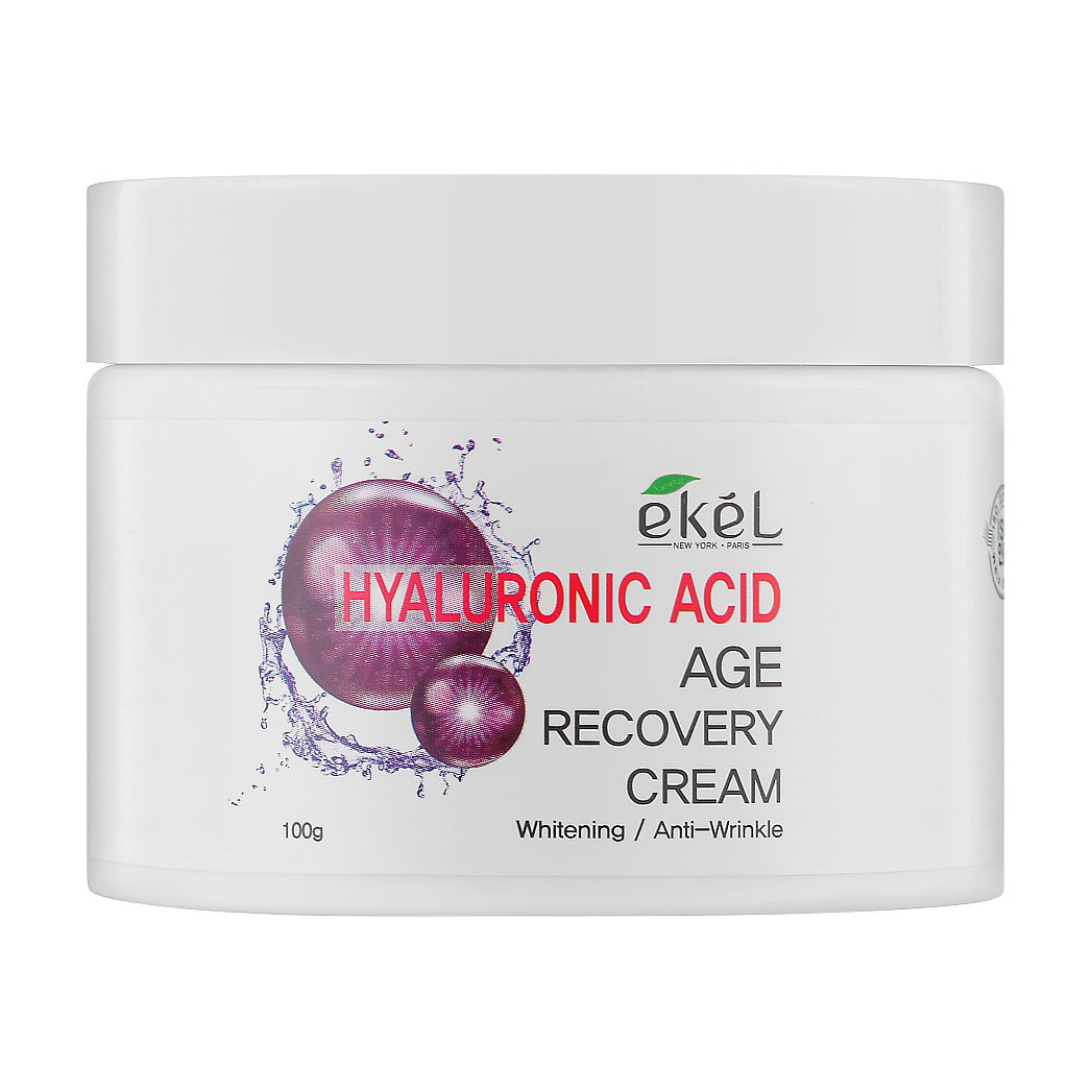 

Уцінка! Крем для обличчя Ekel Age Recovery Hyaluronic Acid Cream з гіалуроновою кислотою, 100 г