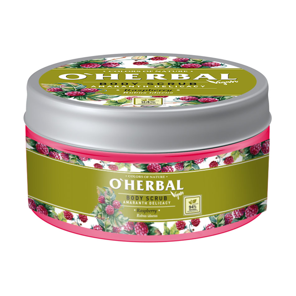 

Уцінка! Скраб для тіла O'Herbal Ніжність амаранту Малина, 200 мл