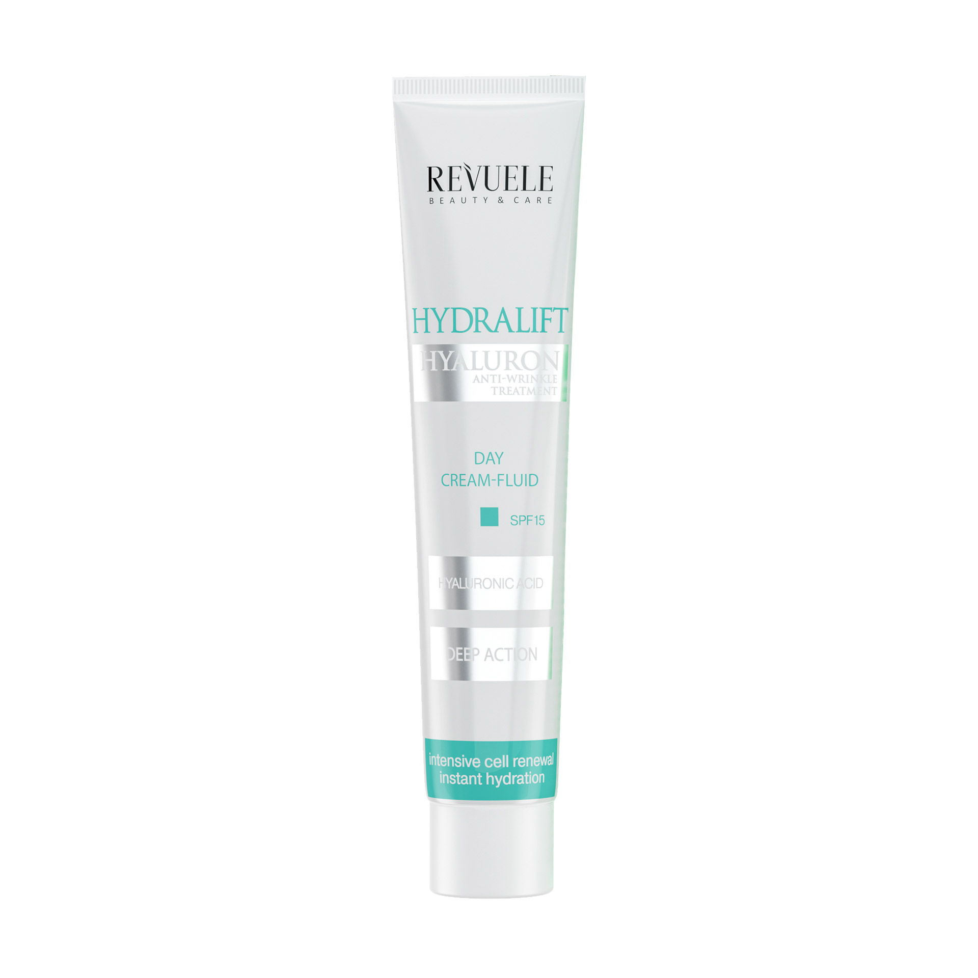 

Уцінка! Денний крем-флюїд для обличчя Revuele Hydralift Hyaluron Day Cream Fluid SPF 15, 50 мл