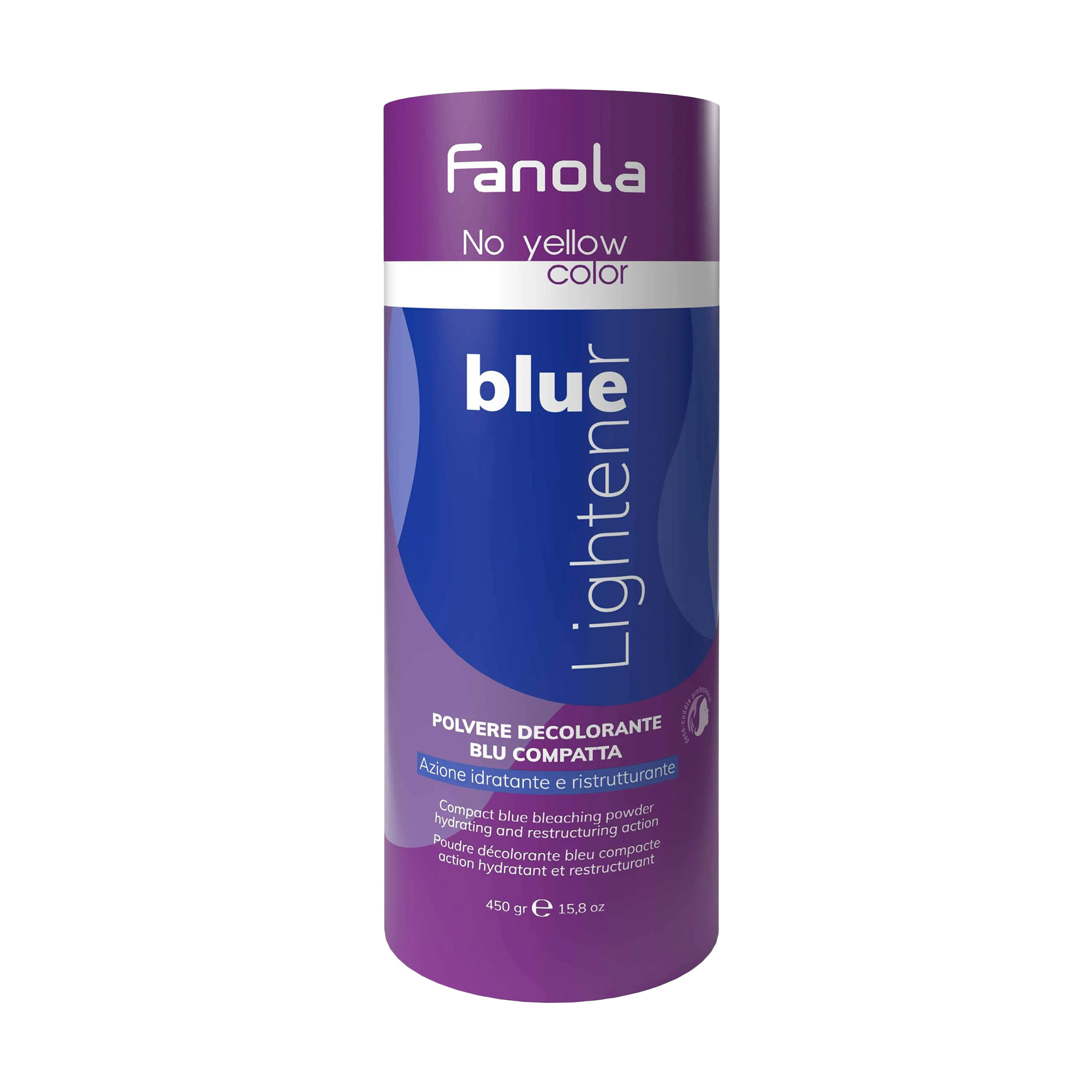 

Уцінка! Пудра для освітлення волосся Fanola No Yellow Blue Lightener Powder синя, 450 г