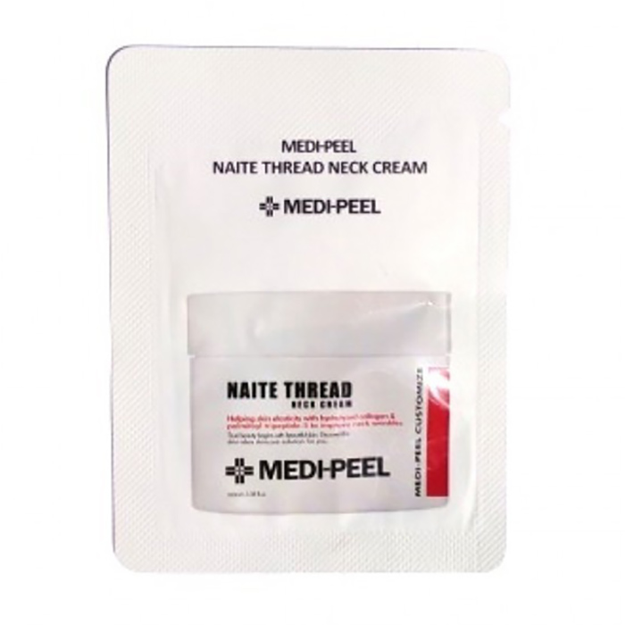 

Пептидний крем для шиї та декольте Medi-Peel Naite Thread Neck Cream, 1.5 мл (пробник)