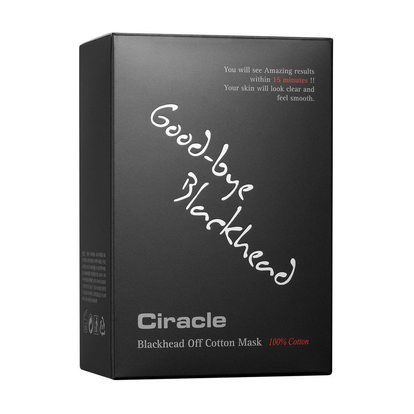 

Уцінка! Маска для видалення чорних цяток Ciracle Blackhead Off Cotton Mask, 20*5 мл