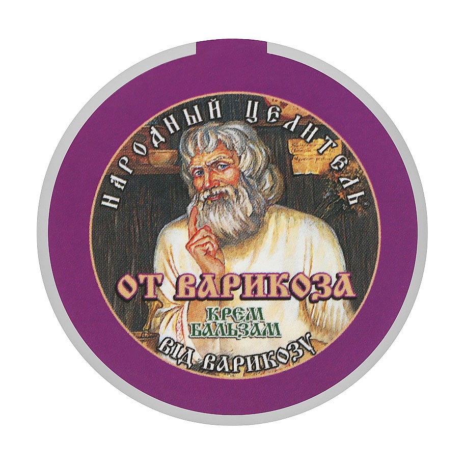

Крем-бальзам від варикозу Народный целитель з екстрактом кінського каштана та горця перцевого, 30 мл