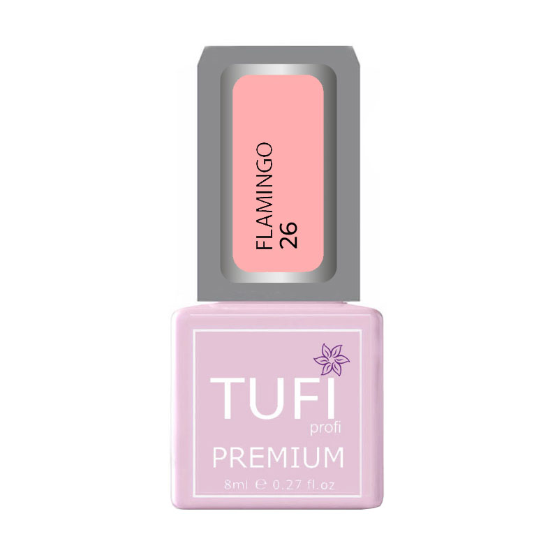 

Гель-лак для нігтів Tufi profi Premium Flamingo 26 Яблучний цвіт, 8 мл