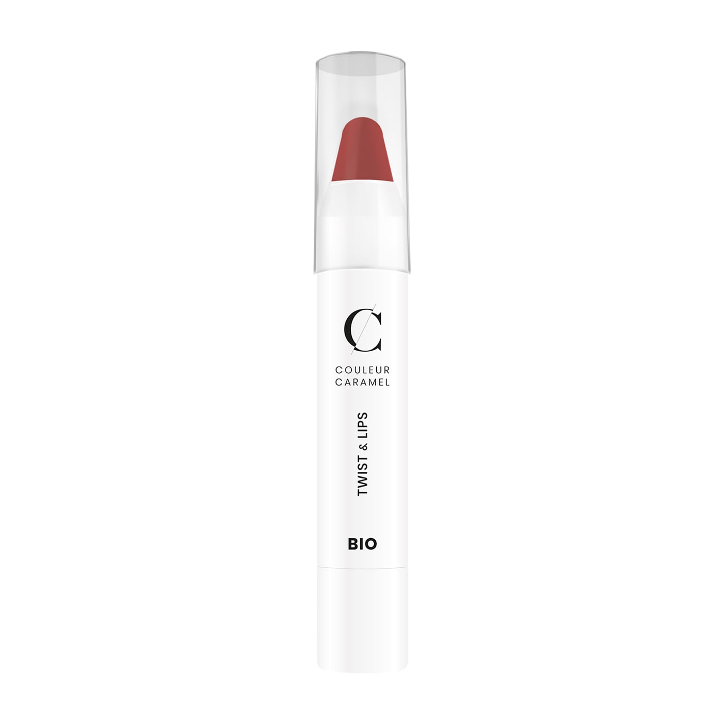 

Помада-олівець для губ Couleur Caramel Twist & Lips 401 Beige Rouge, 3 г