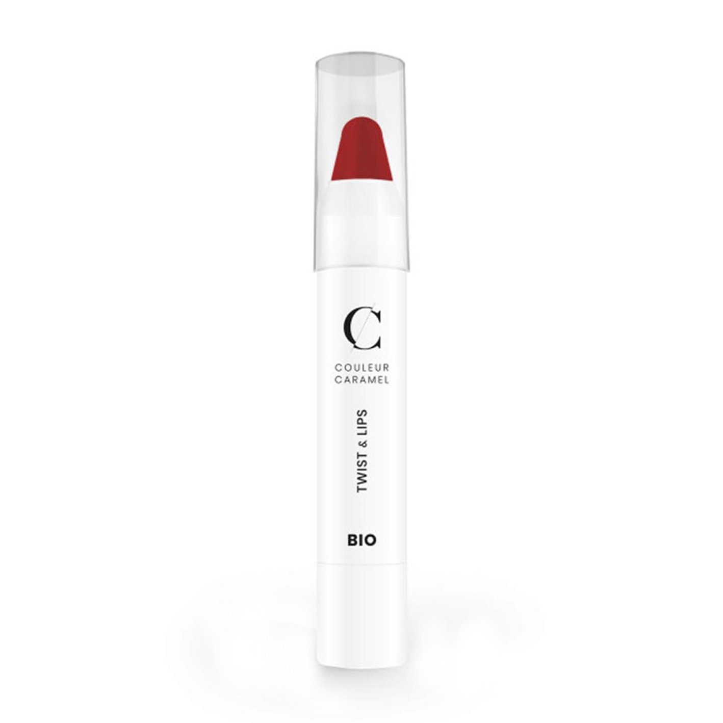 

Помада-олівець для губ Couleur Caramel Twist & Lips 407 Rouge Glossy, 3 г
