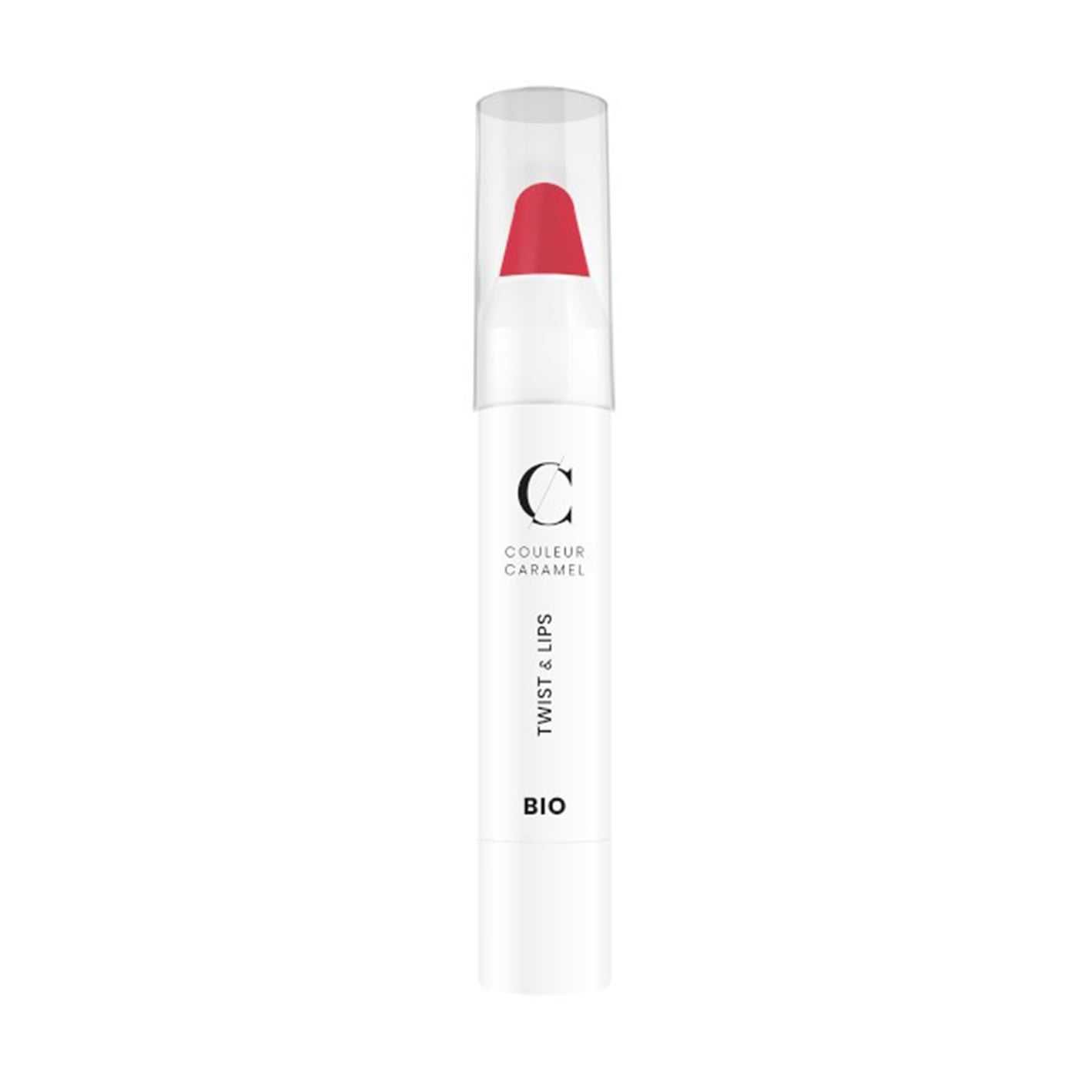 

Помада-олівець для губ Couleur Caramel Twist & Lips 411 Rose, 3 г