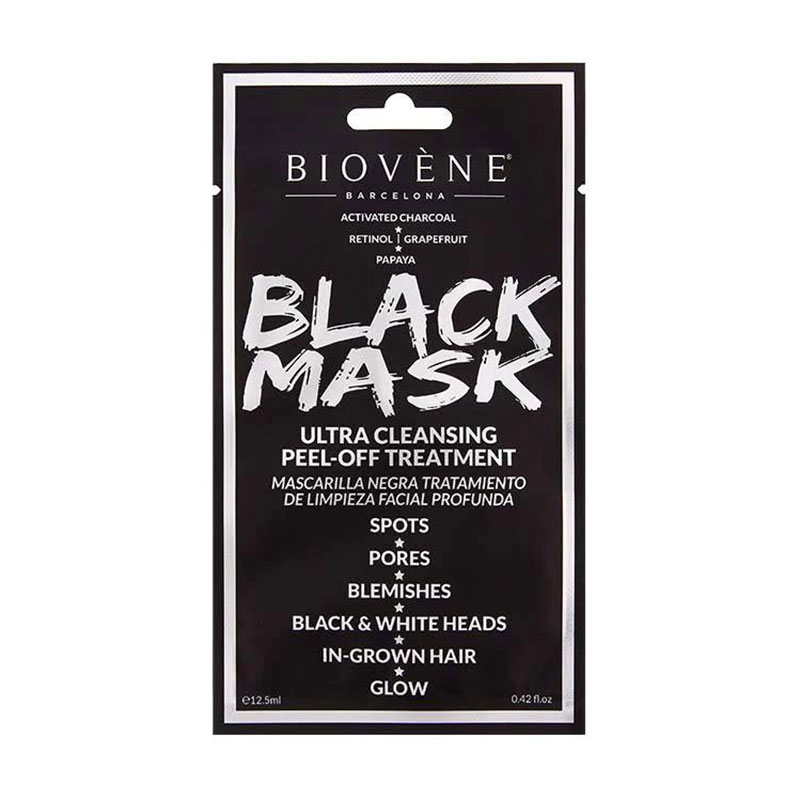 

Ультра очищувальна чорна маска-плівка для обличчя Biovene Black Peel Off Mask, 12.5 мл