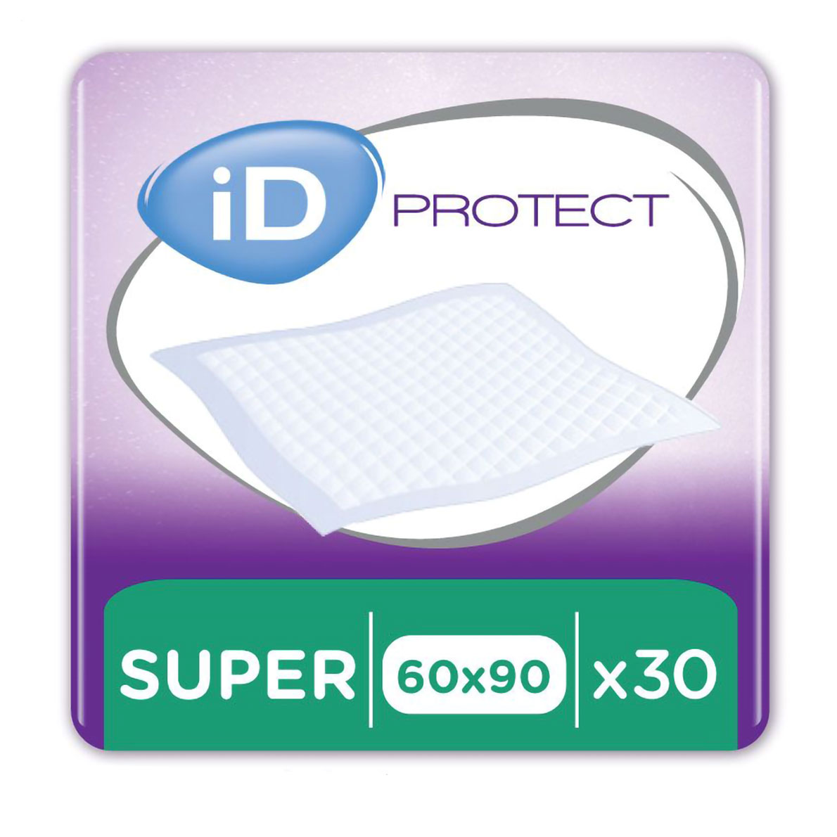 

Пелюшки поглинальні для дорослих ID Protect Super, 60*90 см, 30 шт