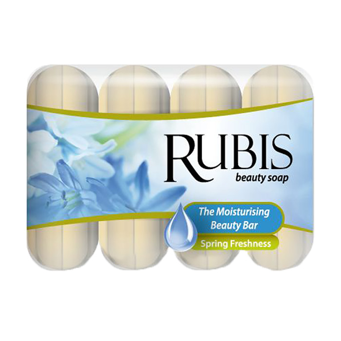 

Уцінка! Тверде мило Rubis Spring Freshness The Moisturising Beauty Bar Весняна свіжість, 4*60 г