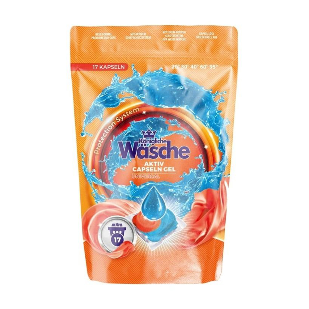 

Капсули для прання Konigliche Wasche Universal, 17 шт