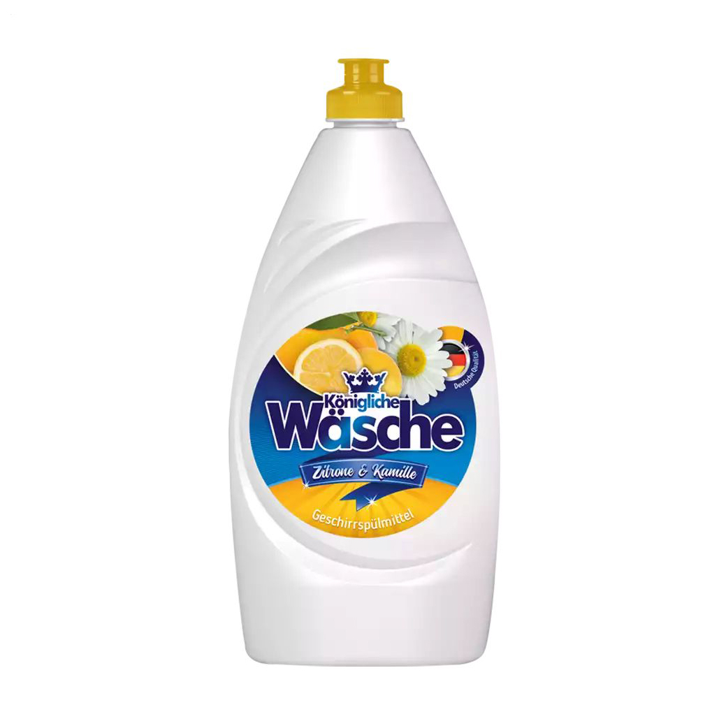 

Уцінка! Засіб для миття посуду Konigliche Wasche Лимон та ромашка, 650 мл