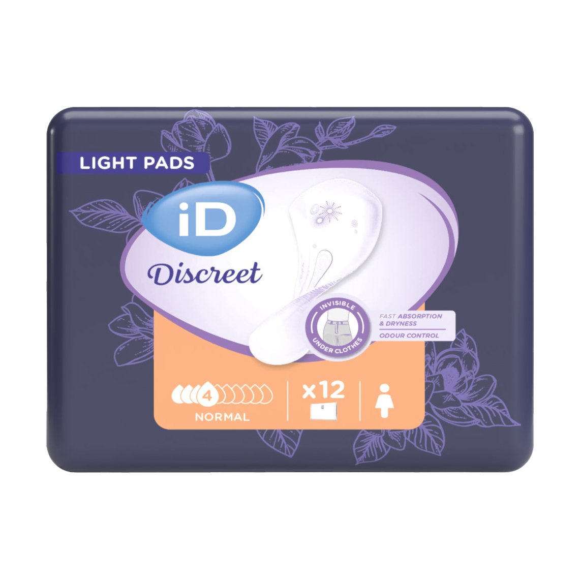 

Урологічні прокладки іD Dіscreet Light, 12 шт