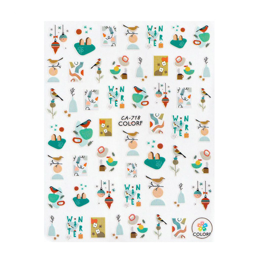 

Наклейки для нігтів Vizavi Professional СА-718