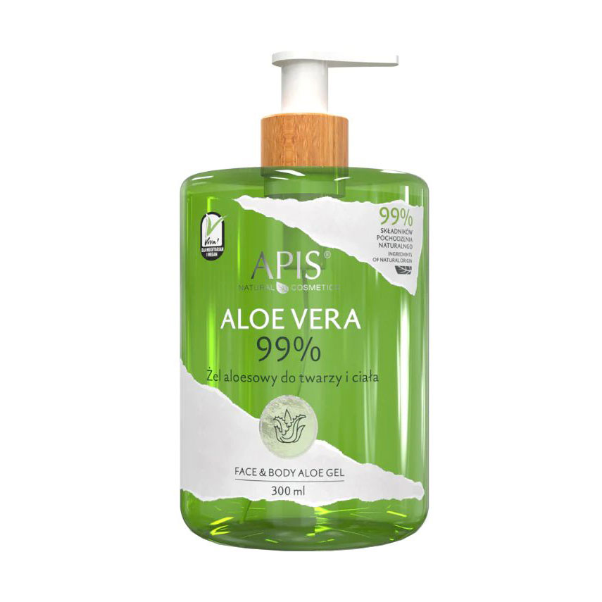 

Алое гель для обличчя та тіла Apis Natural Cosmetics Face & Body Aloe Vera Gel, 300 мл
