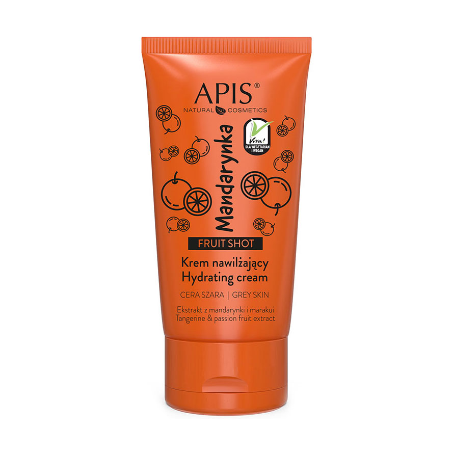 

Уцінка! Зволожувальний крем для обличчя Apis Natural Cosmetics Fruit Shot Hydrating Cream з ароматом мандарину, 50 мл