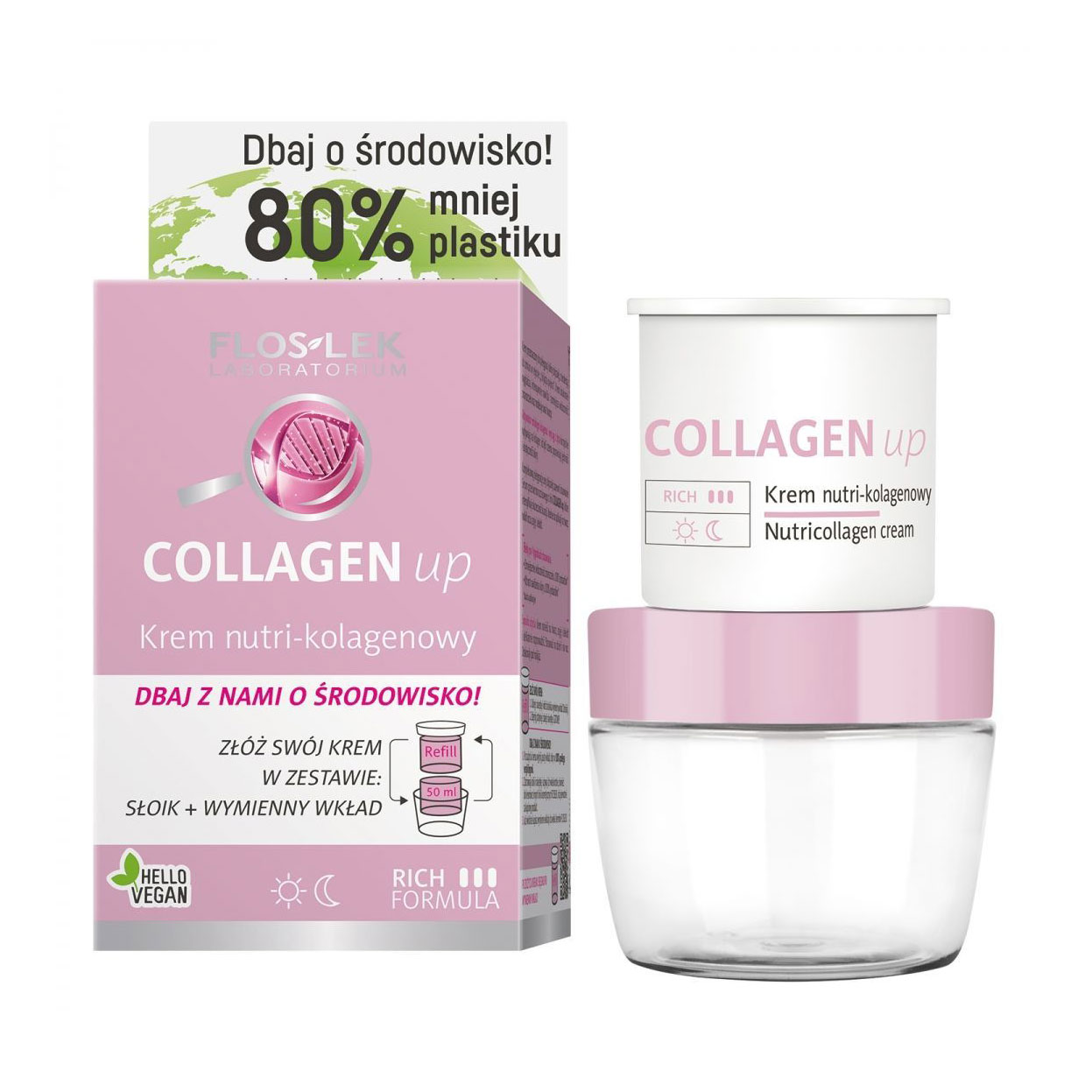 

Крем для обличчя Floslek Collagen Up Nutri-collagen Cream Нутріколагеновий, 70+, 50 мл (багаторазова упаковка)