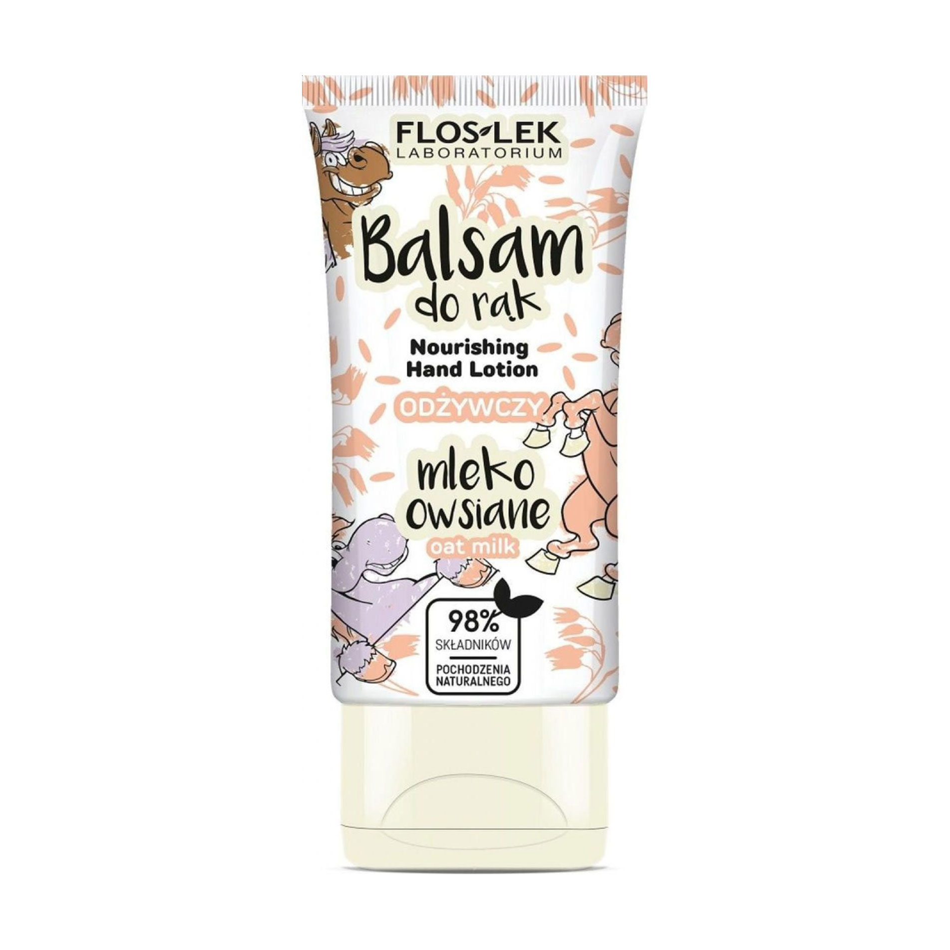 

Уцінка! Живильний лосьйон для рук Floslek Nourishing Hand Lotion Вівсяне молочко, 40 мл