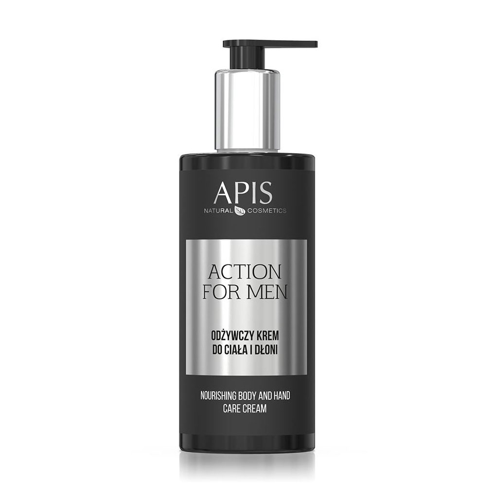 

Чоловічий живильний крем для рук та тіла Apis Natural Cosmetics For Men Action Nourishing Cream, 300 мл