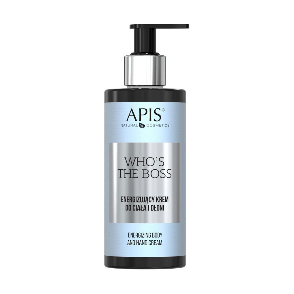

Уцінка! Чоловічий крем для тіла та рук Apis Natural Cosmetics Who's The Boss Energizing Body And Hand, 300 мл