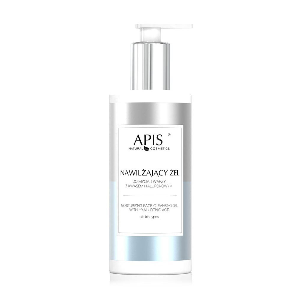 

Зволожувальний гель для вмивання Apis Natural Cosmetics Moisturising Cleansing Gel з гіалуроновою кислотою, 300 мл