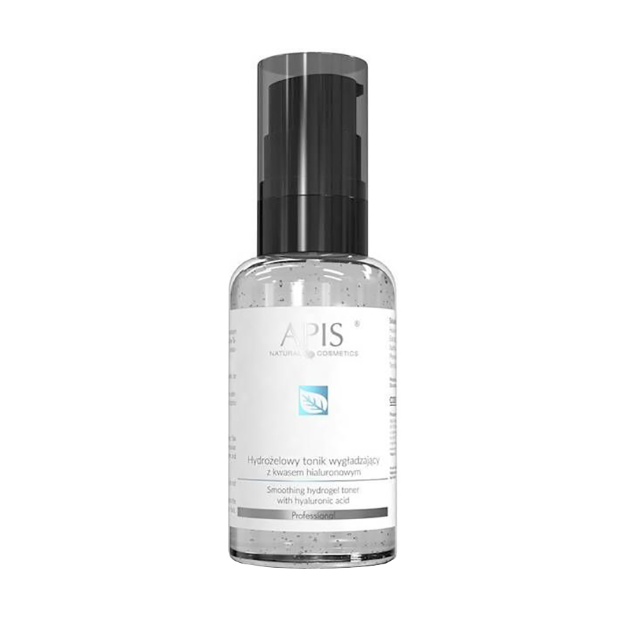 

Гідрогелевий тонер для обличчя Apis Natural Cosmetics Smoothing Hydro Gel Toner With Hyaluronic Acid з гіалуроновою кислотою, 50 мл