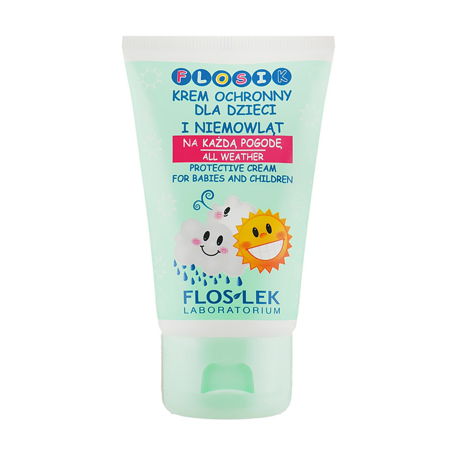 

Захисний крем для немовлят та маленьких дітей Floslek Flosik All Weather Protective Cream, 50 мл