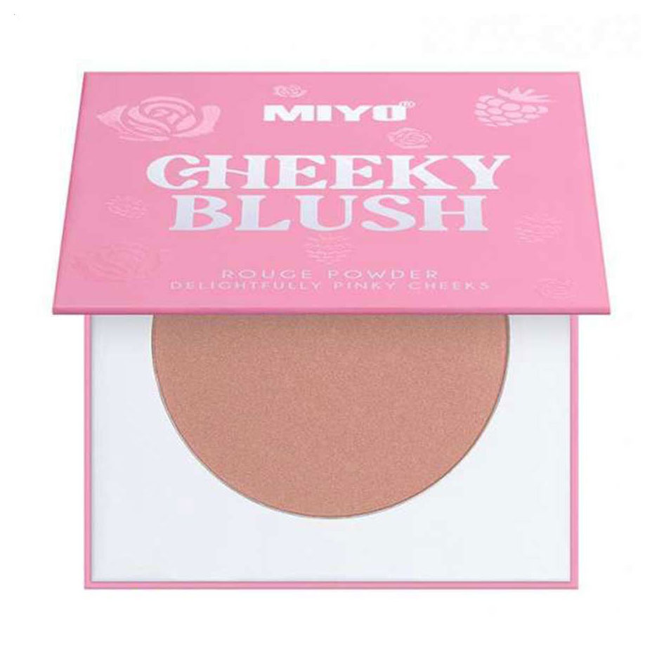 

Уцінка! Компактні рум'яна для обличчя Miyo Cheeky Blush Rouge Powder Delightfully Pinky Cheeks 03 False Peach, 8 г