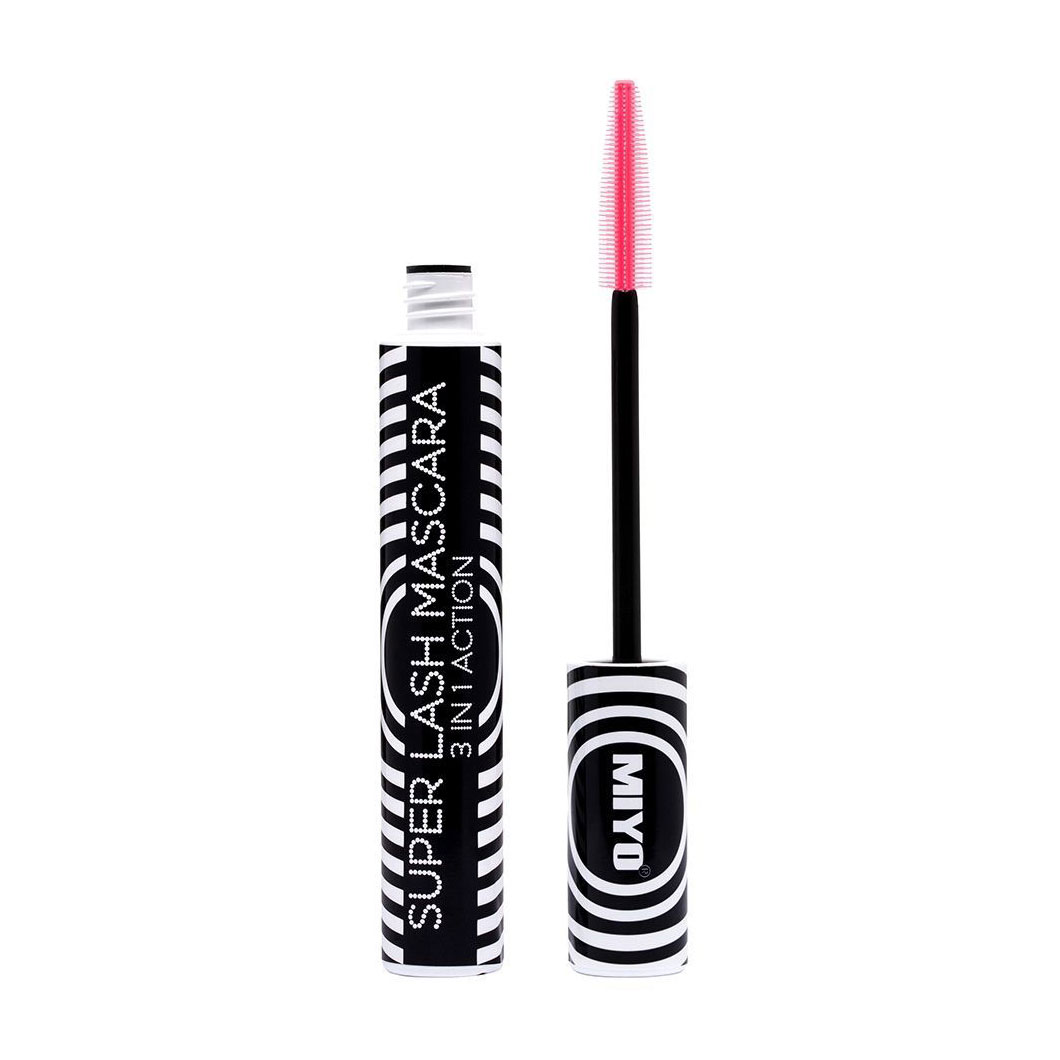 

Туш для вій 3 в 1 Miyo Super Lash Silicon Black, 10 мл