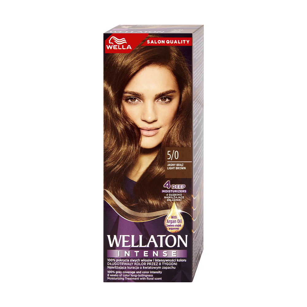 

Інтенсивна крем-фарба для волосся WELLA Wellaton Intense Color Cream 5/0 Темний дуб, 110 мл