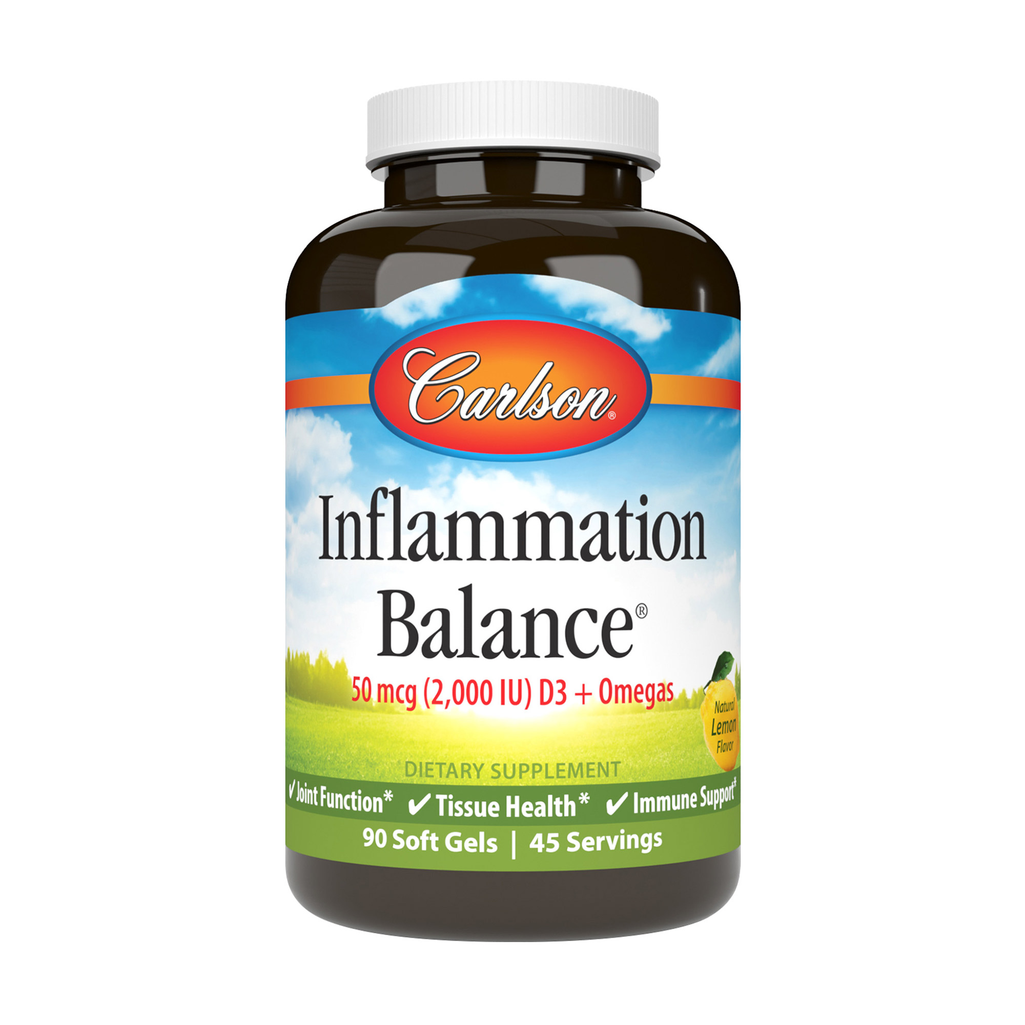 

Протизапальний комплекс Carlson Labs Inflammation Balance, 90 капсул