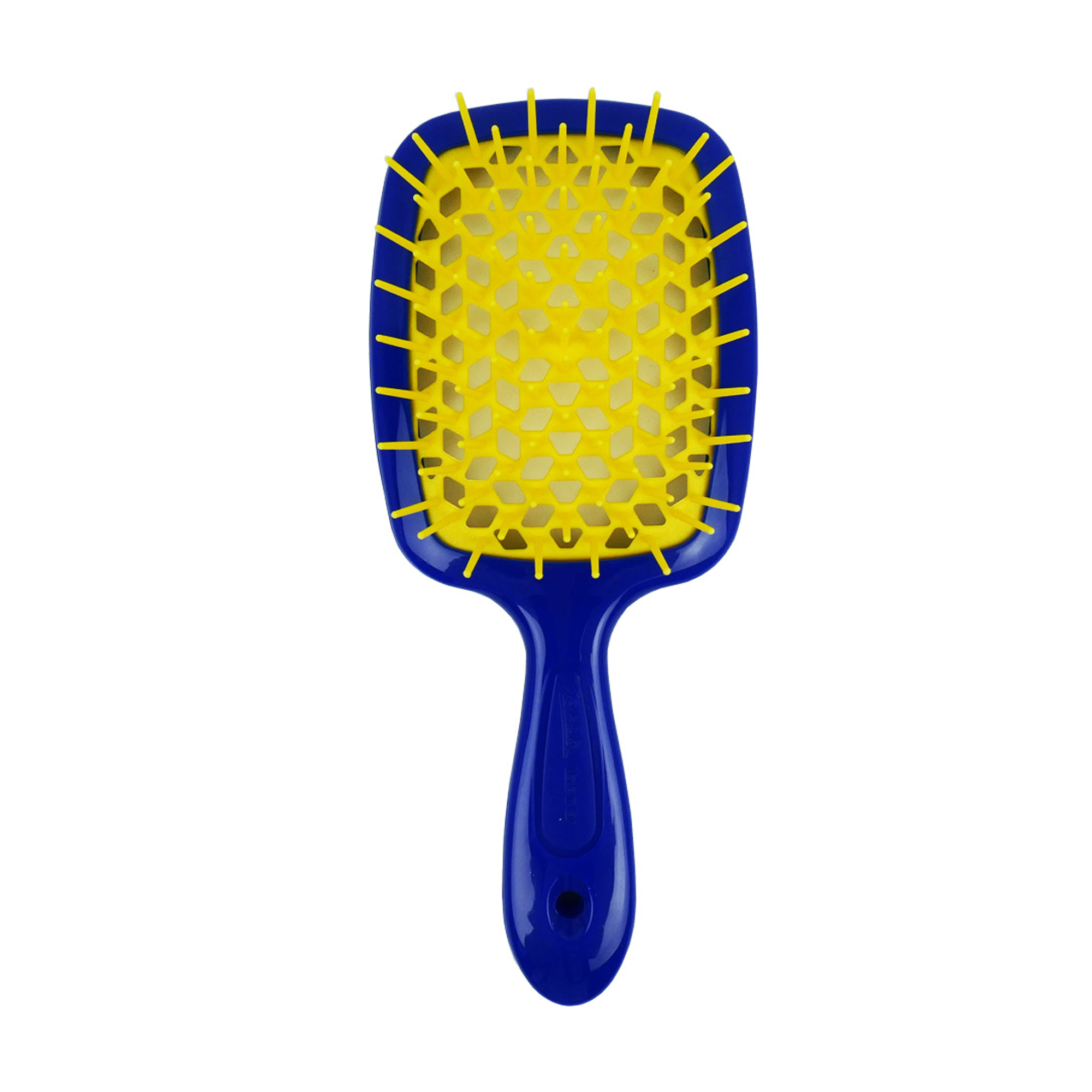 

Щітка для волосся Janeke Superbrush Синьо-жовта