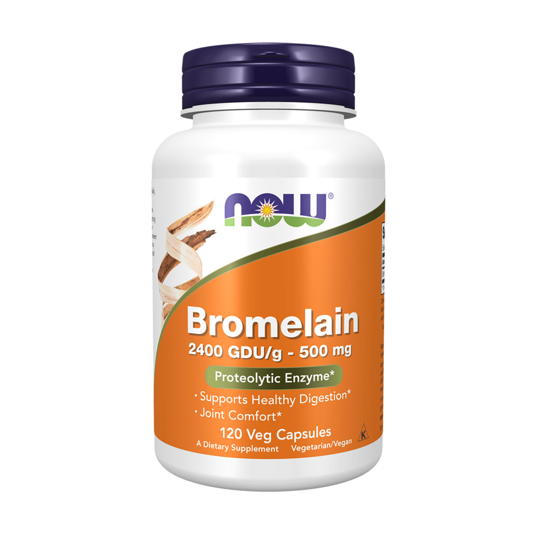 

Бромелайн Now Foods Bromelain 500 мг, 120 капсул